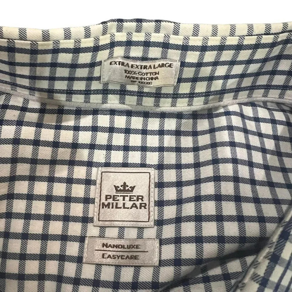 Peter Millar‎ Nanoluxe Easycare Dress Shirts Size XXL - Picture 2 of 3